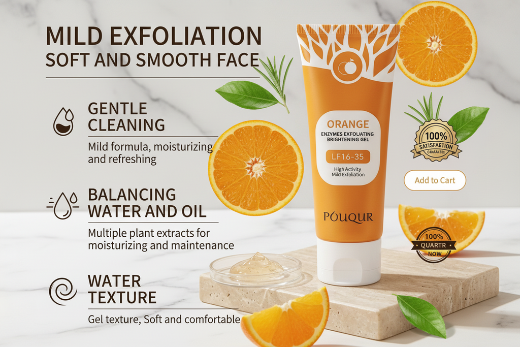Exfoliating Peeling Gel — Brightening & Moisturizing Facial Scrub