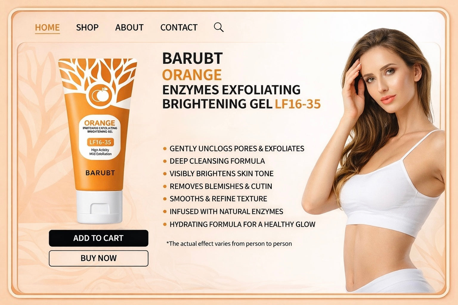 "Moussio exfoliating gel gentle skin renewal and moisturizing"